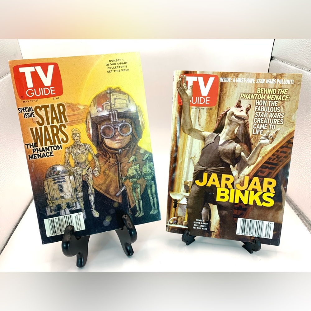 Star Wars Phantom Menace TV Guide Special Issues - Vintage - 1999